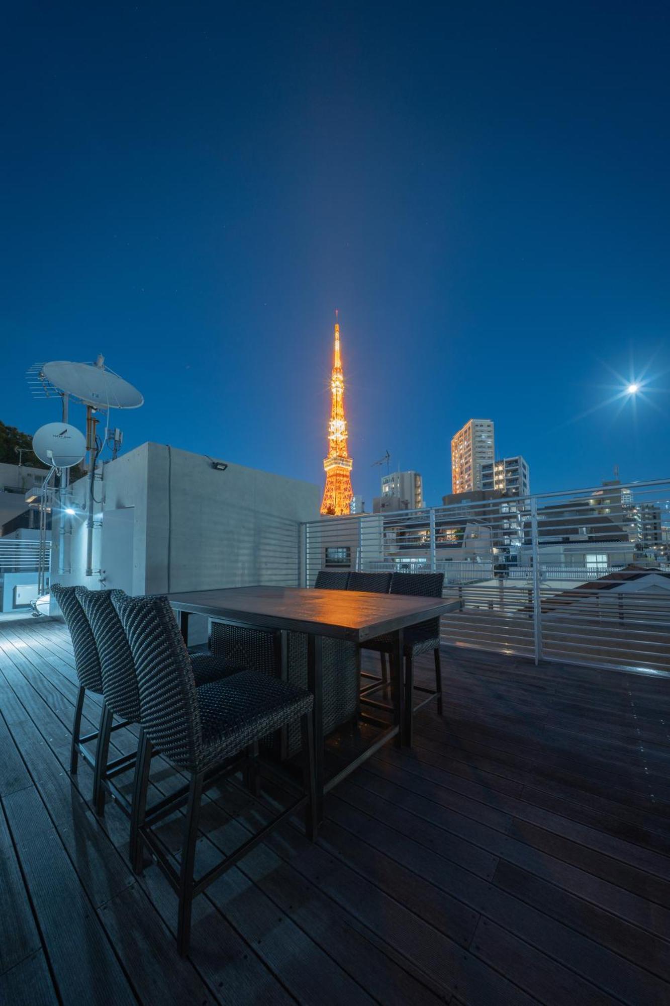 Azabu Modern House The Tokyo Tower Can Be Seen From The Villa 500M2 Dış mekan fotoğraf