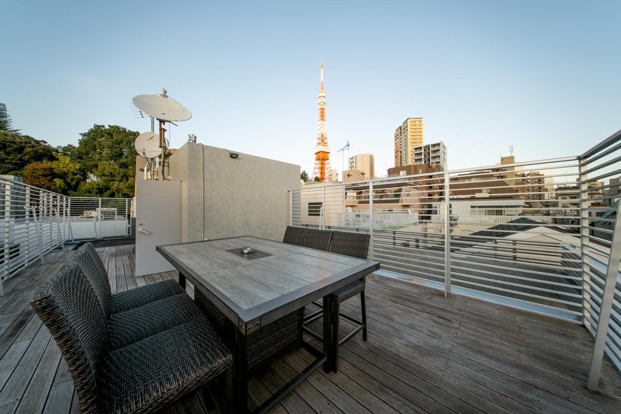 Azabu Modern House The Tokyo Tower Can Be Seen From The Villa 500M2 Dış mekan fotoğraf